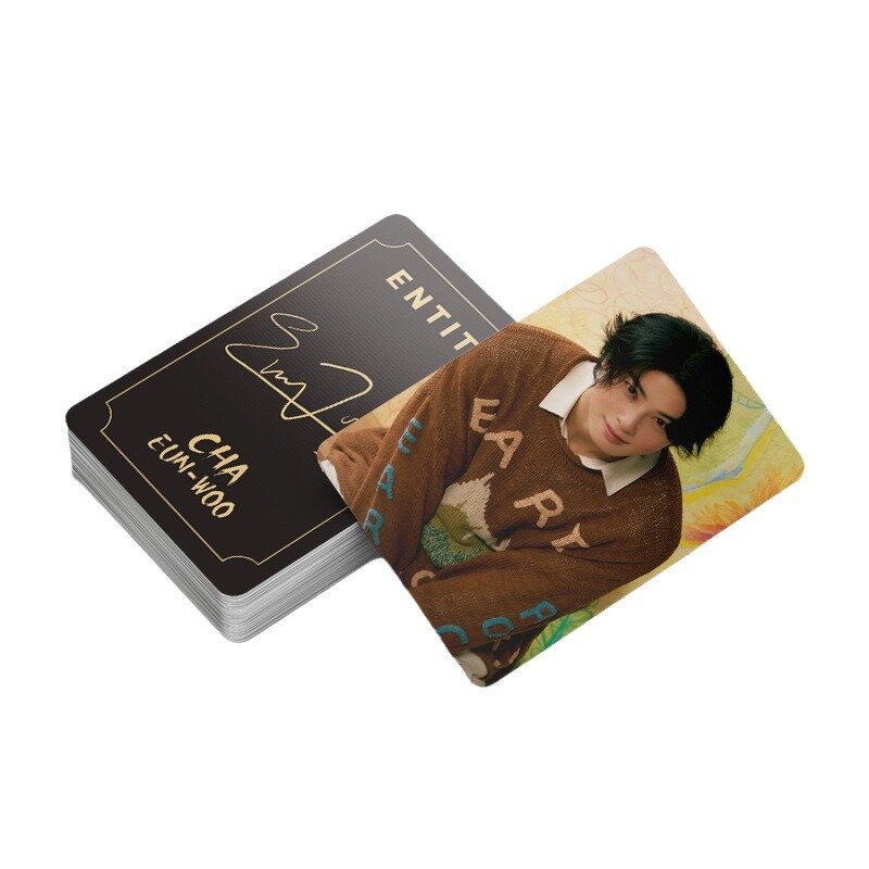 بطاقة صور LOMO Cha EunWoo مزدوجة الجوانب ، جديدة ، 92