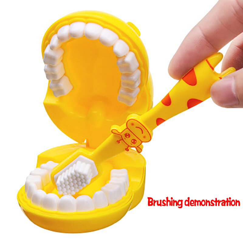 1 قطعة لعبة أطفال التظاهر اللعب طبيب الأسنان تحقق نموذج لشكل الأسنان عدة التعليمية دور اللعب محاكاة تعلم لعب للأطفال