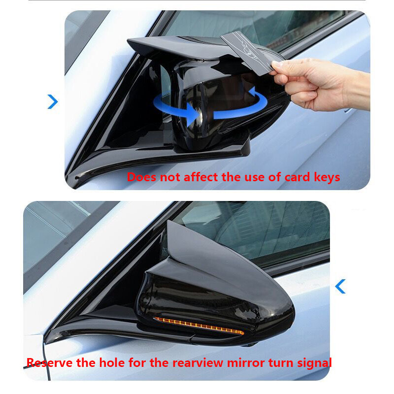 غطاء مرآة زجاجية جانبية للرؤية الخلفية للسيارة ، إطار تشذيب ، أغطية مرآة جانبية ، ملحقات ، BYD ، ختم ، attor 4 ، من من من من ، من ، من ، إلى ،
