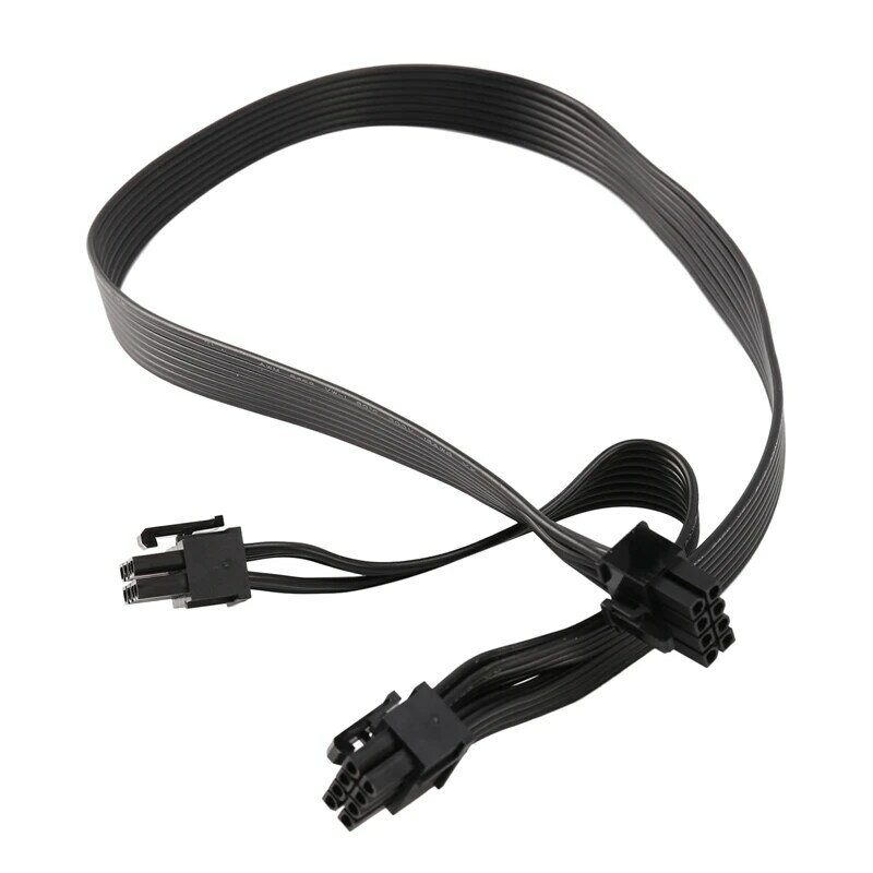PCI Express 8Pin To Dual 6+2Pin Power Supply Cable Pcie 8 Pin 1 To 2 Spliter Cable For Corsair RM/HX/CX-M Series