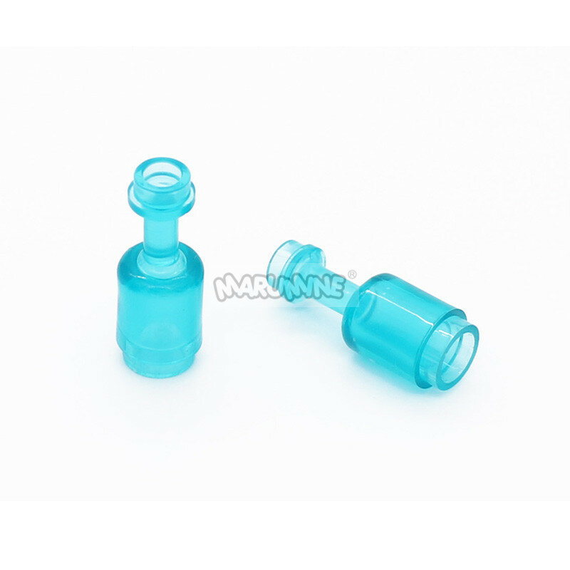 Marumine أواني صغيرة زجاجات شفافة من الزجاج 1x1x2 متوافق مع 95228 MOC الطوب تجميع الجسيمات اللبنات أجزاء