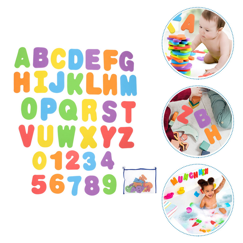 ملصقات الأبجدية التعليمية للأطفال ، الأرقام والحروف ، ألعاب الإدراك ، مجموعة واحدة