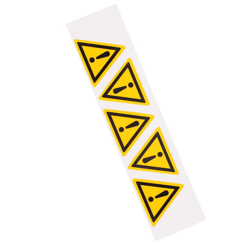 ملصقات علامات التعجب بالخطر ، الحذر من السلامة ، مثلث التحذير ، علامة لاصقة ، 5 *