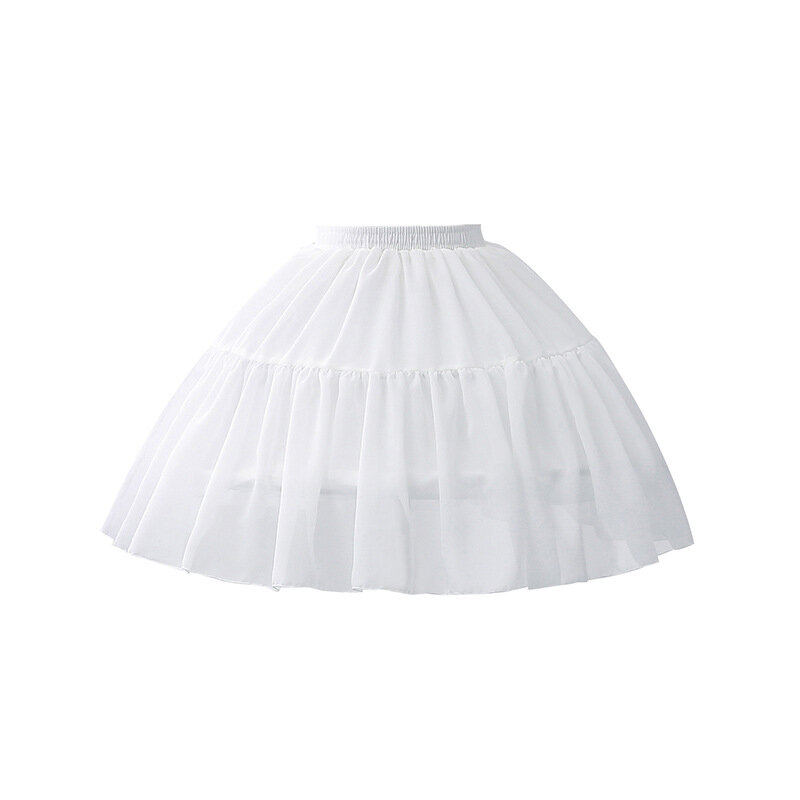 الأبيض قصيرة تنورات لحفل الزفاف لوليتا امرأة فتاة تنورة كرينولين رقيق ثوب نسائي هوب تنورة