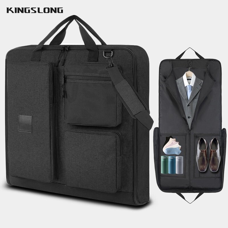 كينجلونج-حقائب بليزر لرحلات العمل ، حقيبة كتف بدلة كلاسيكية ، حمل حقيبة ملابس ، ملابس ، أحذية