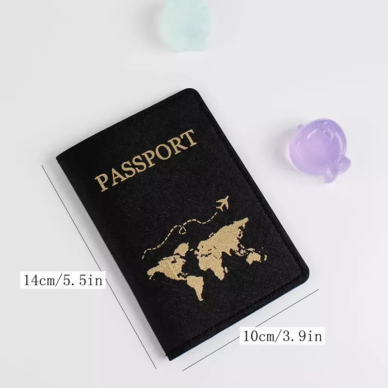 حامل جواز سفر من الجلد الصناعي للرجال والنساء ، أغطية جواز السفر ، محفظة السفر ، حامل بطاقة الائتمان ، إكسسوارات الموضة