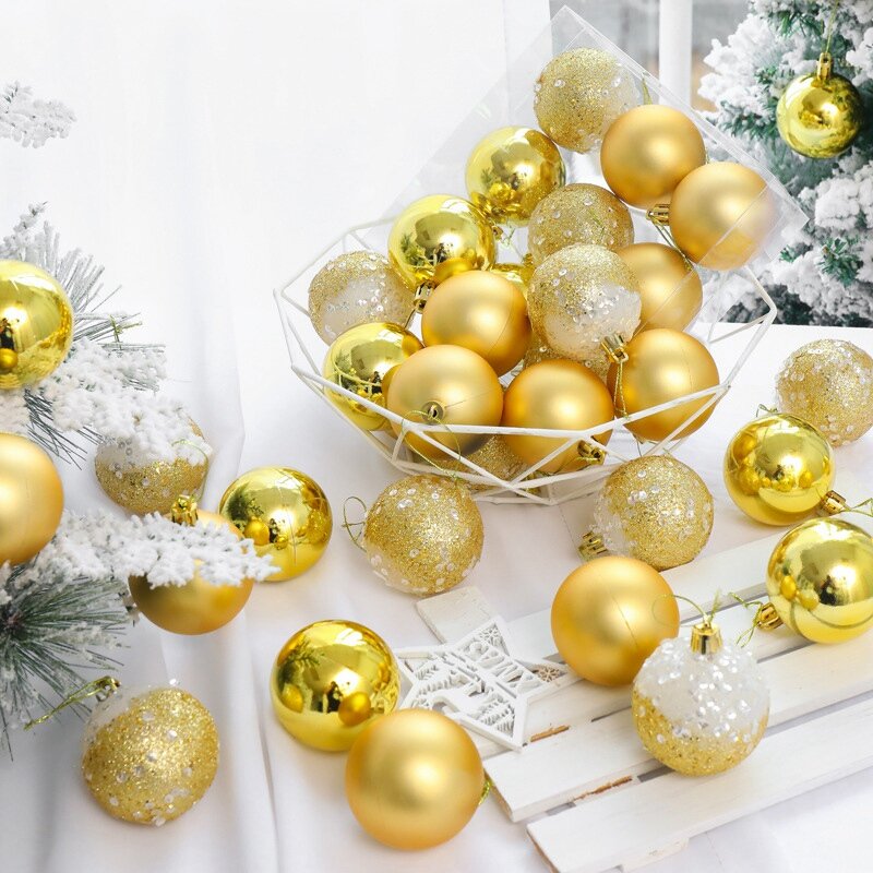 الأرجواني عيد الميلاد الكرة الحلي ، زينة شجرة عيد الميلاد ، كرات معلقة للمنزل ديكور حفلة السنة الجديدة ، 2.36 "، 9 قطعة