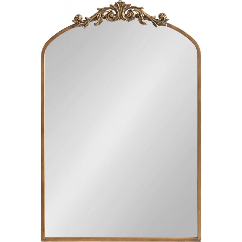 مرآة قوس تقليدية من Kate و Laurel Arendahl ، ديكور جداري مستوحى من الباروك ذهبي عتيق ، 24x36