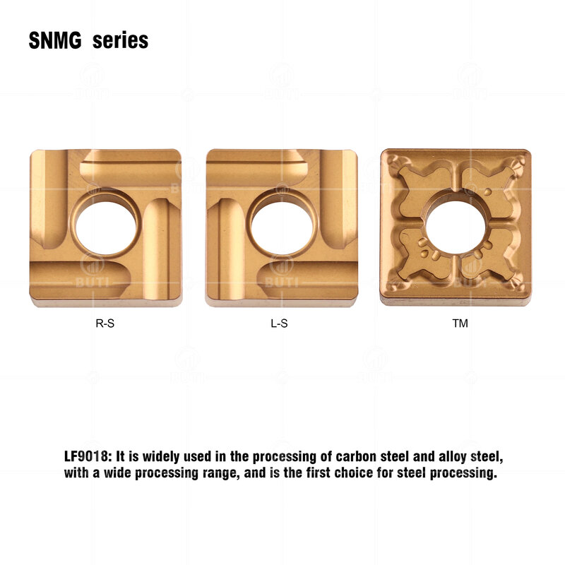 DESKAR 100% الأصلي SNMG120408 SNMG120408 R-S L-S TM LF9018 نك مخرطة القاطع قطع كربيد إدراج تحول أداة لجزء الصلب