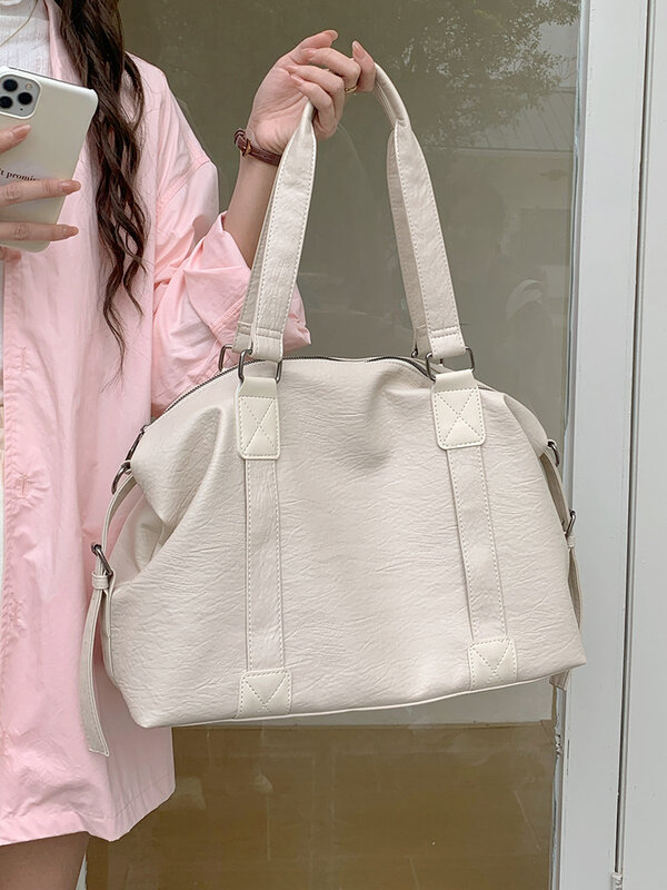 CGCBAG-حقيبة حمل جلدية فاخرة للنساء ، حقيبة يد عالية الجودة ، حقيبة ساعي البريد ، سعة كبيرة ، سفر ، علامة تجارية مصممة