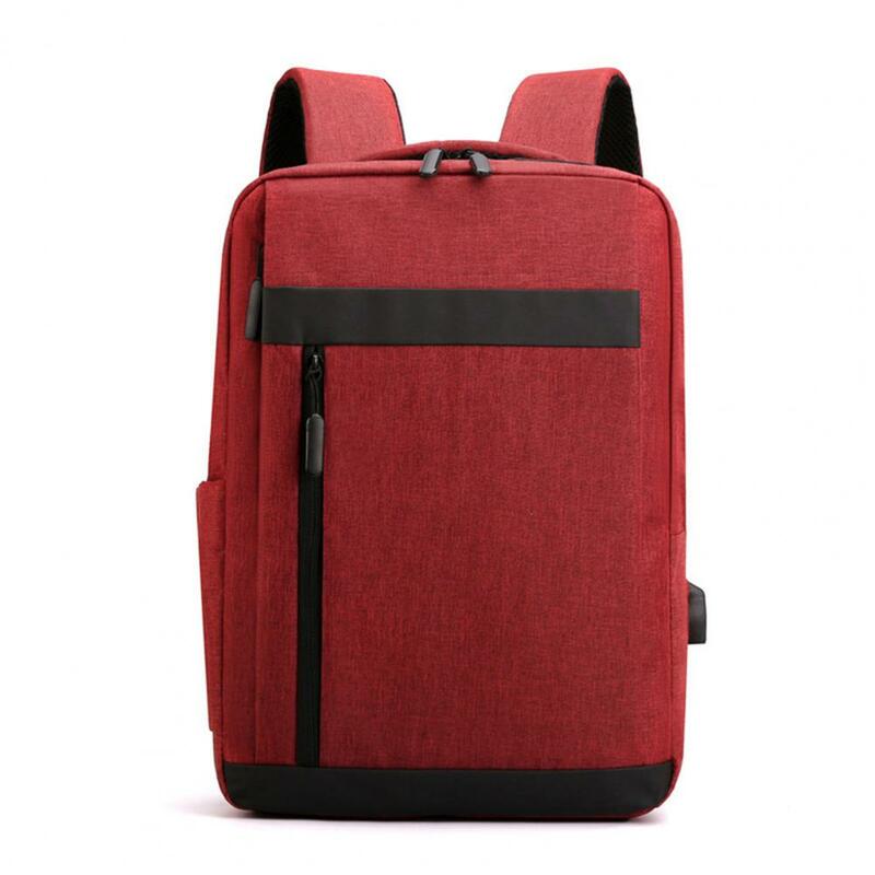 حقيبة ظهر متعددة الوظائف للجنسين ، أحزمة كتف قابلة للتعديل ، منفذ شحن USB ، حقيبة ظهر عادية للخارجية