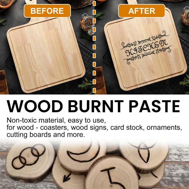 الخشب حرق هلام سهلة لتطبيق الخشب الحرفية حرق لصق متعددة الوظائف DIY بها بنفسك بيروغرافيا اكسسوارات للتخييم الجلود