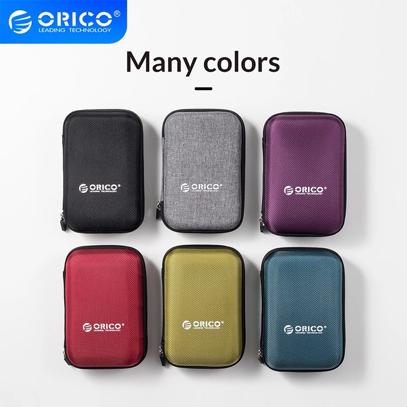 ORICO 2.5 بوصة صندوق قرص صلب بلون حماية حقيبة المحمولة قرص صلب مناسبة لحماية تخزين قرص صلب