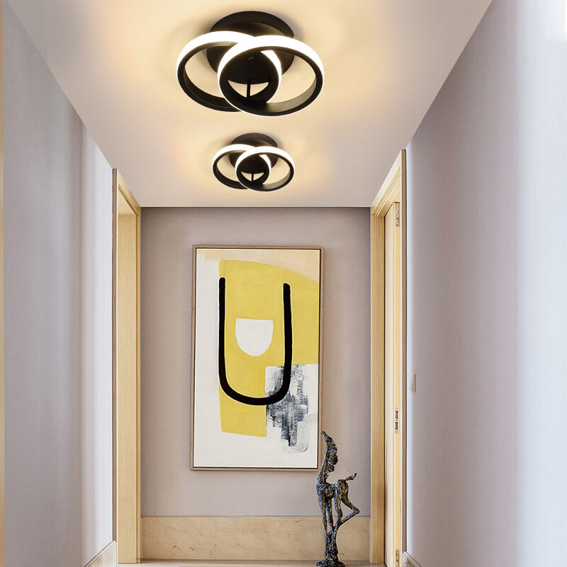 مصباح سقف LED على الطراز الحديث ، إضاءة داخلية ، مصباح للممر ، ممر ، شرفة ، غرفة نوم ، غرفة معيشة ، منزل ، مكتب ، بريق