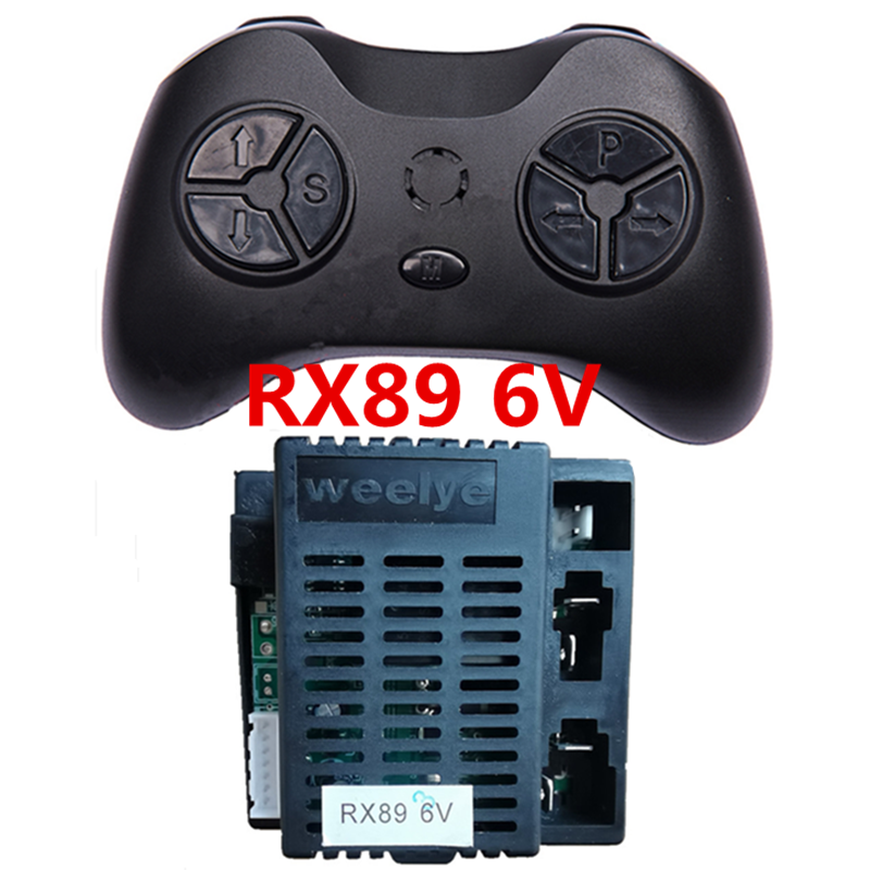 RX89 6V 2.4G BluetoothKids قوة ركوب على سيارة التحكم عن بعد والاستقبال الملحقات