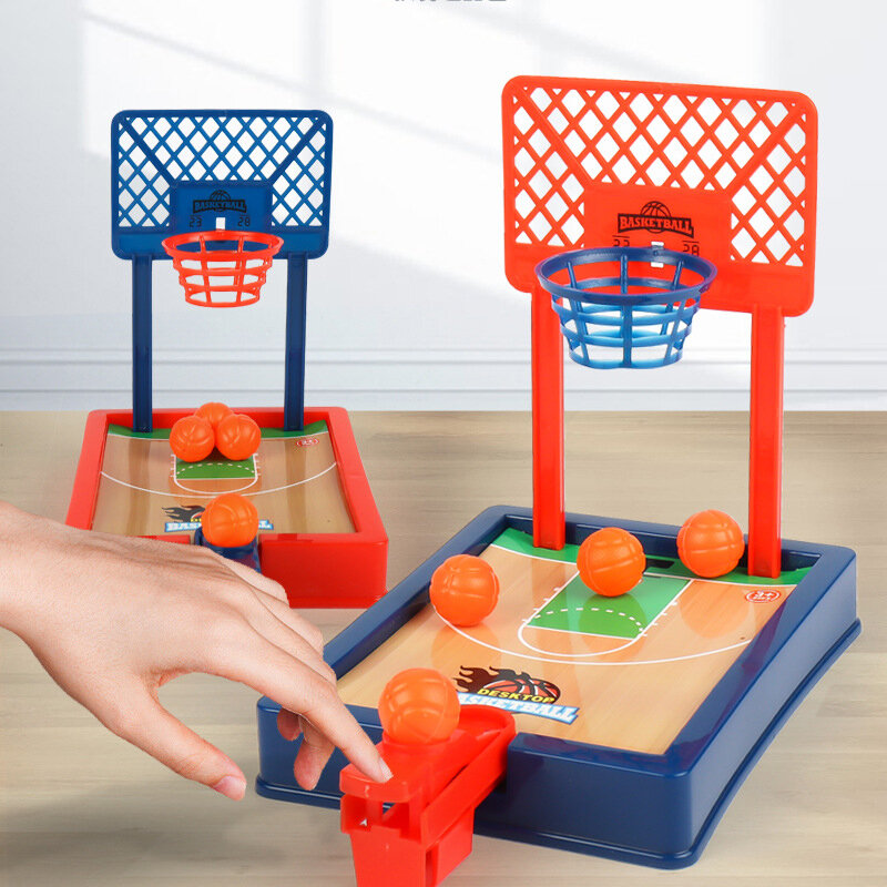 آلة اطلاق النار المصغرة للأطفال والكبار ، لعبة لوحة سطح المكتب ، كرة السلة ، طاولة الاصبع ، الألعاب الرياضية التفاعلية ، الطرف ، سهلة لتجميع
