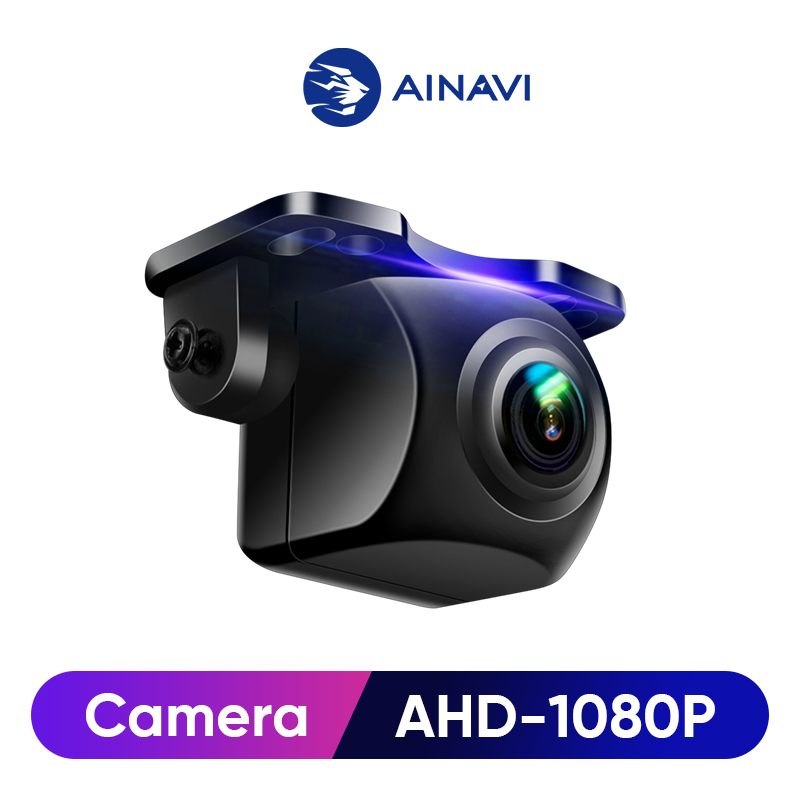 Ainavi الرؤية الخلفية AHD كاميرا احتياطية 720P/1080P مقاوم للماء 120 درجة زاوية واسعة لنظام الصوت سيارة Ainavi