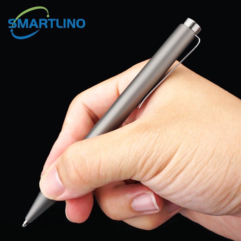 عالية الجودة التيتانيوم التكتيكية الترباس عمل قلم حبر جاف الدفاع الذاتي EDC أدوات الكتابة للخارجية السفر مكتب هدية