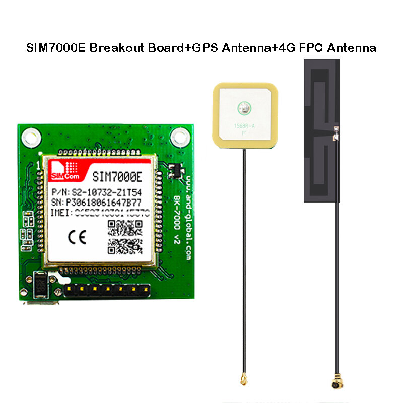 SIMCOM SIM7000E اندلاع مجلس LTE CAT-M1(eMTC) NB-IoT وحدة رباعية النطاق LTE-FDD B3/B8/B20/B28 GPRS/EDGE 900/1800Mhz