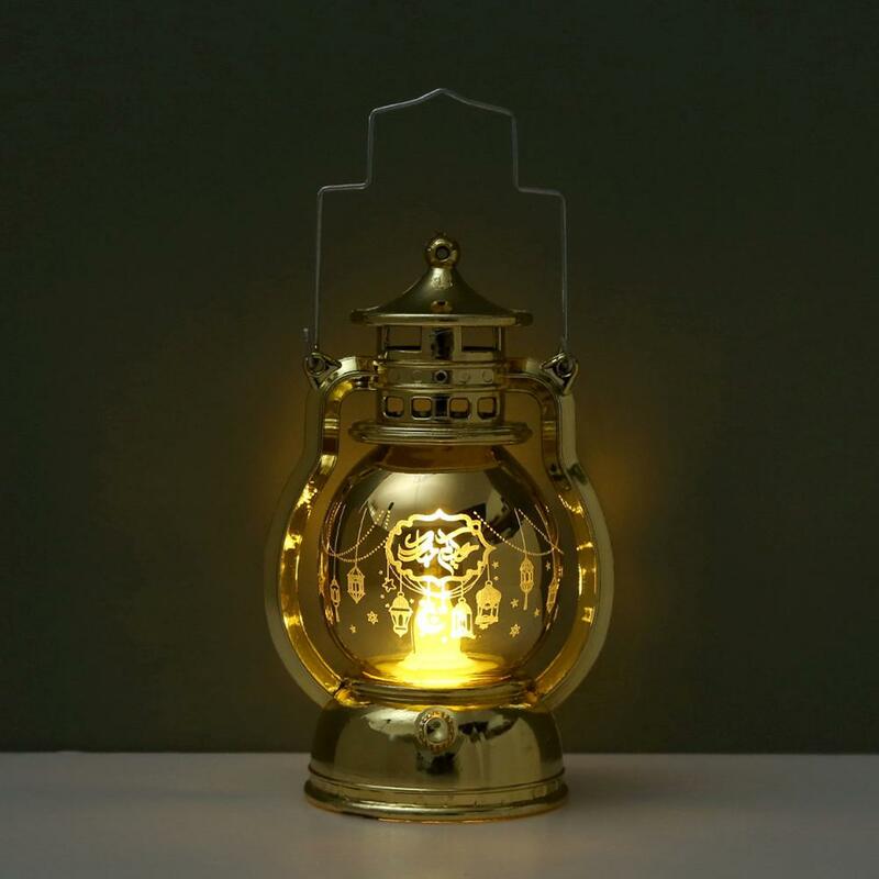 مصباح رمضان محمول ليد ، شمعة إلكترونية ، عيد ، إسلامي ، إسلامي ، ديكور إضاءة ، زخارف رمضان ، مبارك ، M5k2