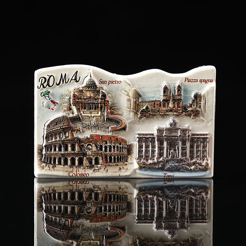 الراتنج ملصقات المغناطيسي للثلاجة لطيف إيطاليا روما السفر تذكارية ديكور للمطبخ الثلاجة ملصقات المغناطيسي ديكور