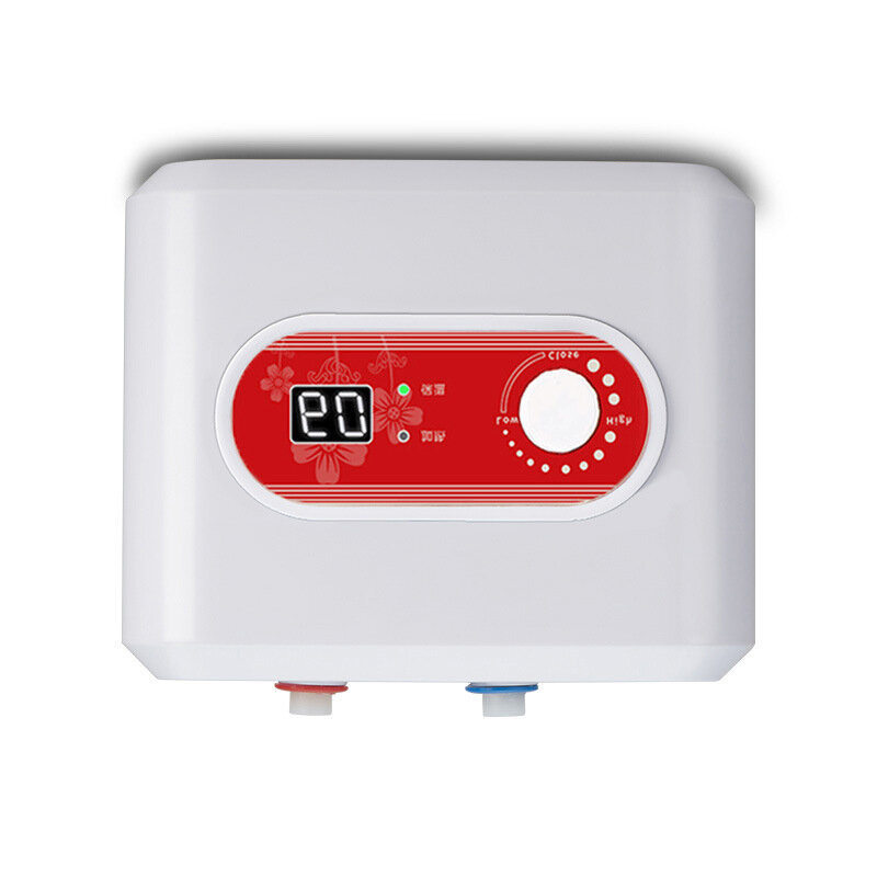 10L تخزين المياه سريعة التدفئة سخان مياه المطبخ لحظة سخان مياه ساخنة كهربائية مع شاشة ديجيتال على منفذ