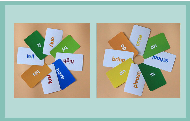 2022 جديد 86 بطاقات/مجموعة بطاقات فلاش الاطفال الإنجليزية تعلم بطاقات الكلمة اللون بطاقات فلاش لعب للتعلم للأطفال التعليم المبكر