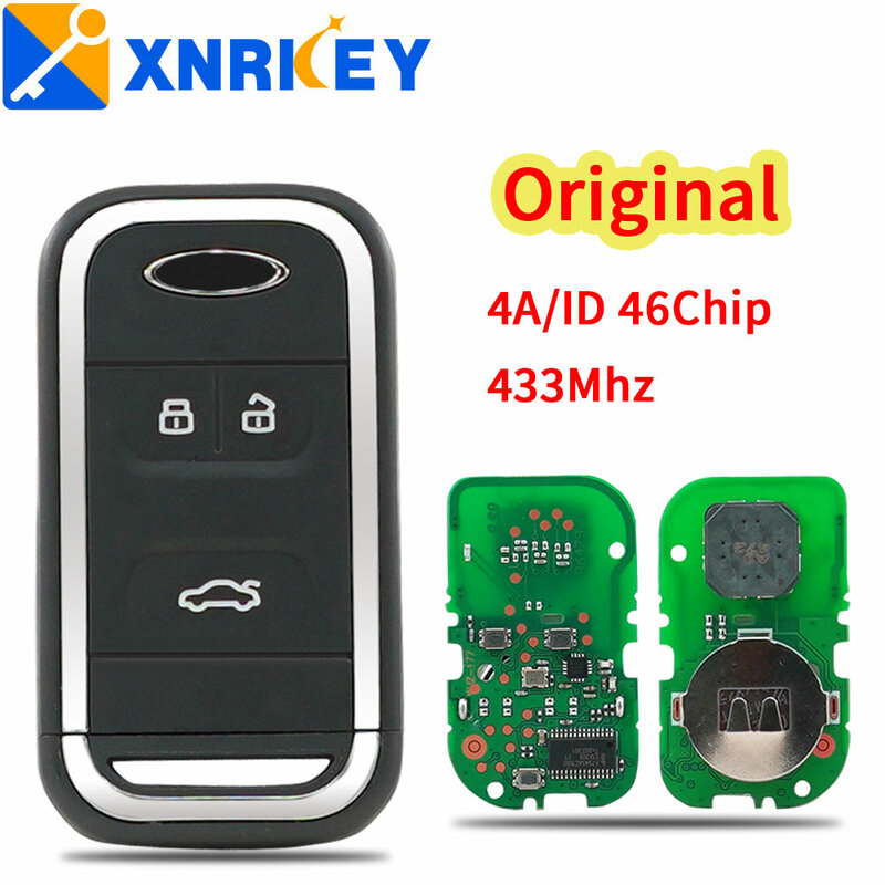 XMRKEY 3 زر سيارة بدون مفتاح مفتاح بعيد الذكية 434Mhz ID46/4A رقاقة جديدة شيري تيجو 5 تيجو 7 تيجو 8 أريزو 5 6 7 مفتاح بعيد