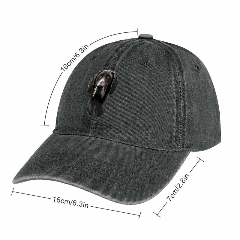 قبعة رعاة البقر القصيرة بمؤشر ألماني للرجال والنساء ، قبعة شمسية ، قبعات ، ملابس جولف ، GSP