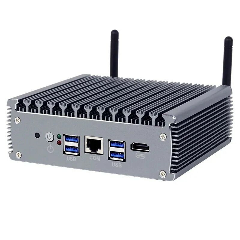 كمبيوتر مصغر 6 LAN 2.5G إنتل i225V نيك i7-1165G7 4 النوى 8 المواضيع 4USB RS232 HDMI Mini PCIE GPIO ويندوز 10 لينكس أوبونتو جدار الحماية
