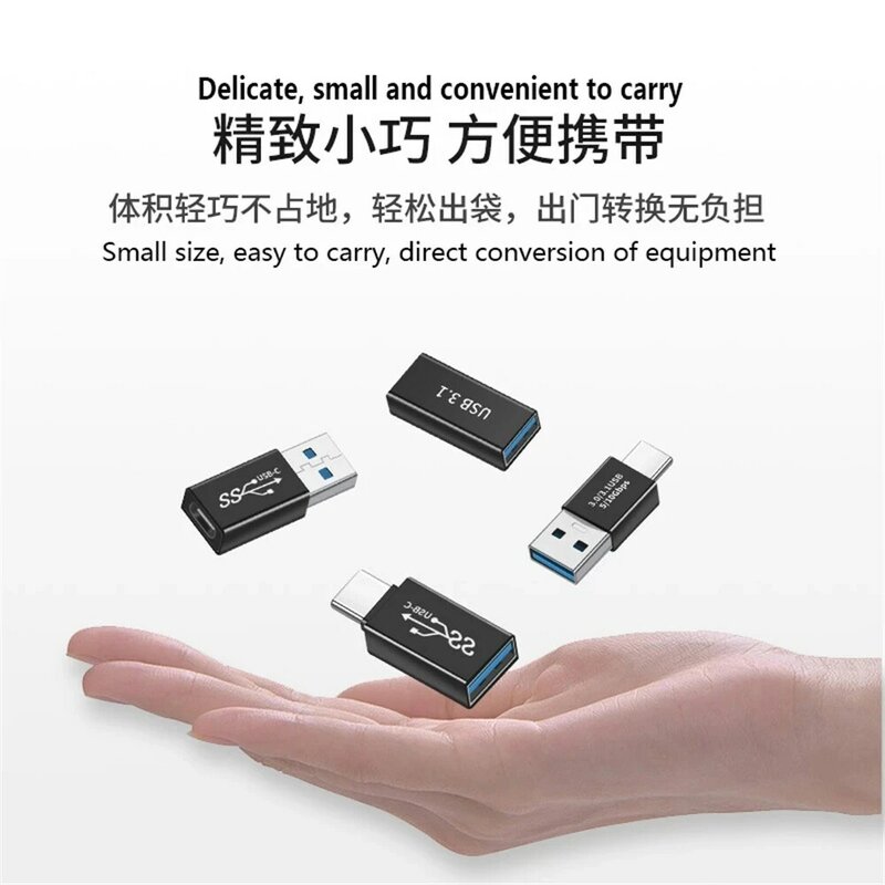 USB3.0 موصل USB إلى TYPE-C محول 5Gbps USB3.1Gen1 ذكر إلى أنثى محول SSD HDD كابل موسع نقل تمديد التوصيل