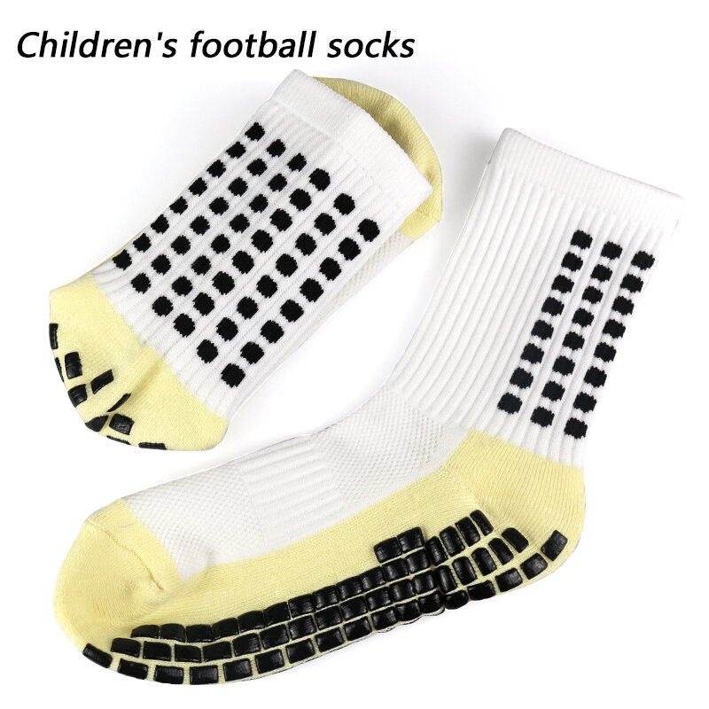 جديد الأطفال تنفس الرياضة جوارب لكرة القدم سيليكون مربع عدم الانزلاق قبضة جوارب لكرة القدم