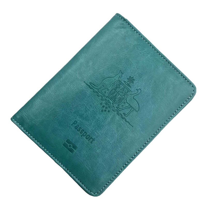 حامل جواز سفر من الجلد للرجال والنساء ، محفظة مضادة للسرقة ، محفظة عمل ، اكسسوارات السفر