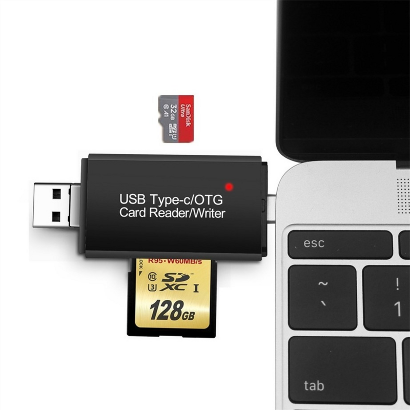 YIGETOHDE OTG مايكرو قارئ البطاقات SD USB 3.0 قارئ بطاقة 2.0 ل USB مايكرو SD محول فلاش حملة قارئ بطاقة الذاكرة الذكية نوع C