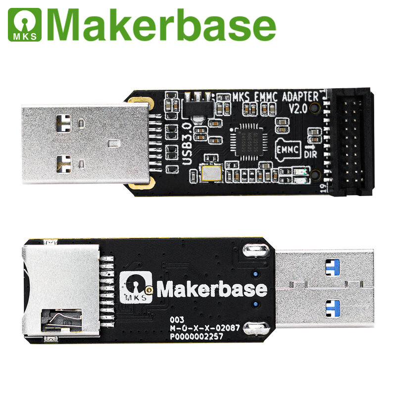 Makerbase MKS EMMC-ADAPTER V2 USB 3.0 قارئ ل MKS EMMC وحدة مايكرو SD TF بطاقة MKS Pi MKS SKIPR