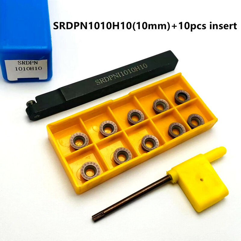 حامل أدوات خارجي CNC لقضيب الحفر ، srdpn10h10 SRDPN1212H10 SRDPN1616H10 ، حامل أداة الخراطة ، RPMW1003MO ، RPMT10T3MO ، إدراج R5