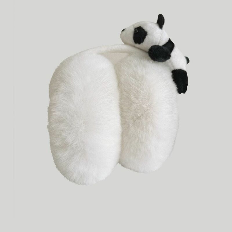 للطي الباندا شكل غطاء الأذن للرجال ، الأذن دفئا ، يندبروف ، لينة أفخم ، لطيف ، حماية الباردة ، يفشل