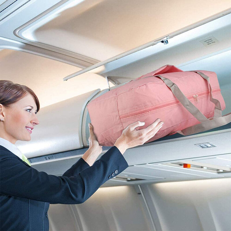 أحدث النايلون طوي حقائب السفر للجنسين سعة كبيرة حقيبة الأمتعة المنظم النساء مقاوم للماء حقائب الرجال حقائب السفر