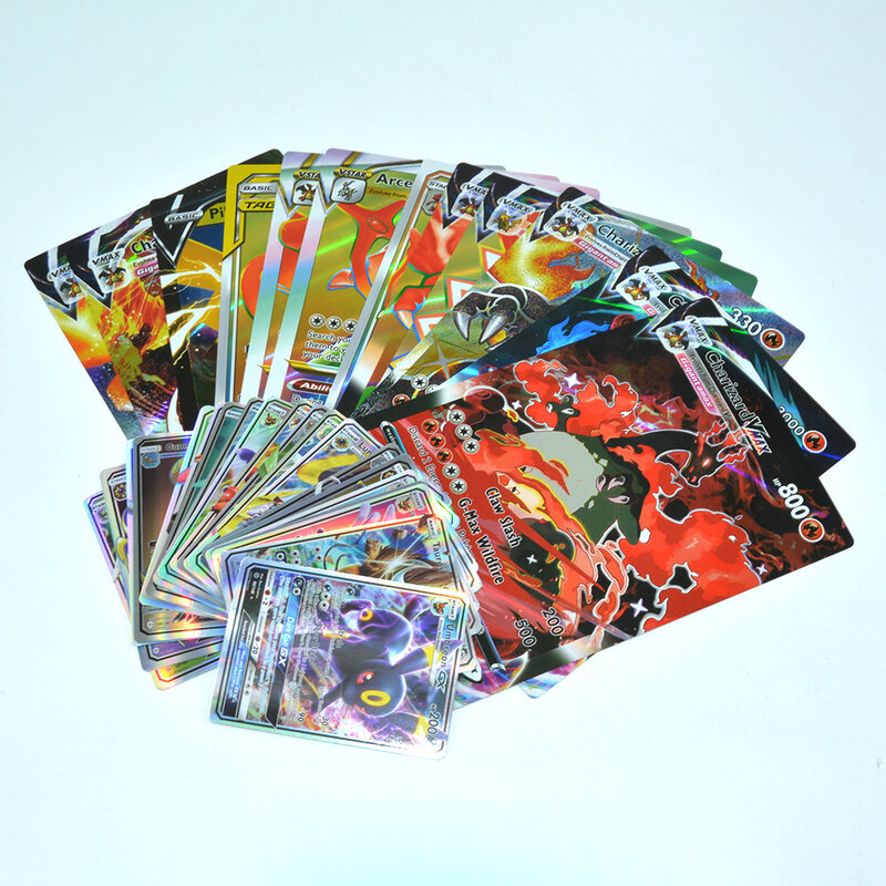 ألبوم بطاقات بوكيمون الكبير حزمة Vstar رسائل كبيرة الحجم XXL الإسبانية الألمانية الفرنسية الإيطالية Vmax GX بيكاتشو Charizard بطاقة نادرة