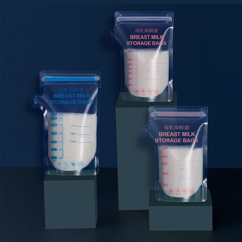 حقيبة تخزين حليب الثدي القابل للتصرف سعة صغيرة حقيبة تخزين الحليب المجمدة