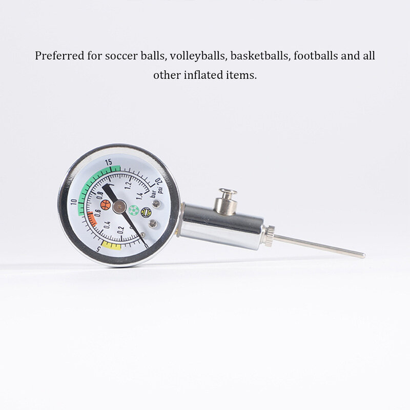 مقياس الضغط مع عرض الأرقام لكرة القدم ، أداة قياس الإطارات لكرة القدم والكرة الطائرة وكرة السلة ، مقاييس للرياضة