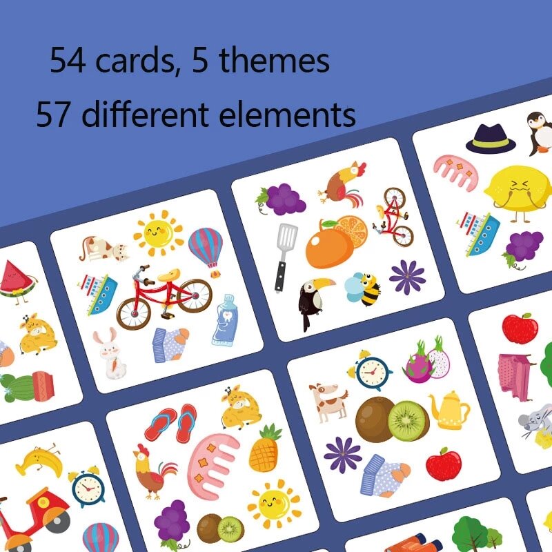 الأطفال رد فعل مطابقة بطاقات اللعب الحيوان المرور لوحات الإدراك ألعاب في وقت مبكر التعليمية التفكير المنطقي الدماغ التدريب