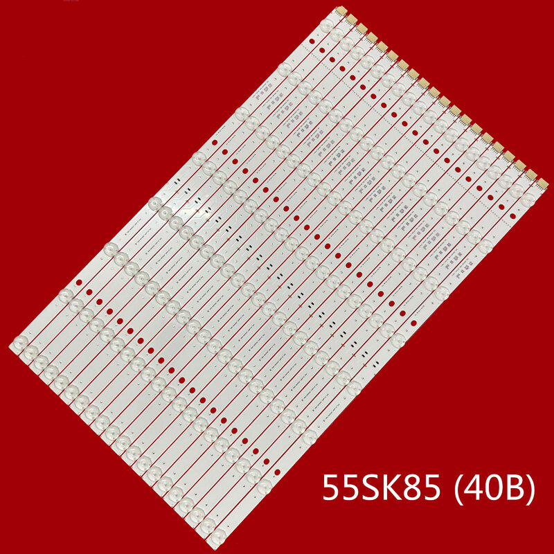 شريط LED لـ sk8500psa ، sk9000pua ، sm9010pla ، 5545 ، EAJ64449001 ، drt55sk85 (40B)_ CASE2 ، 55SK85-8LED