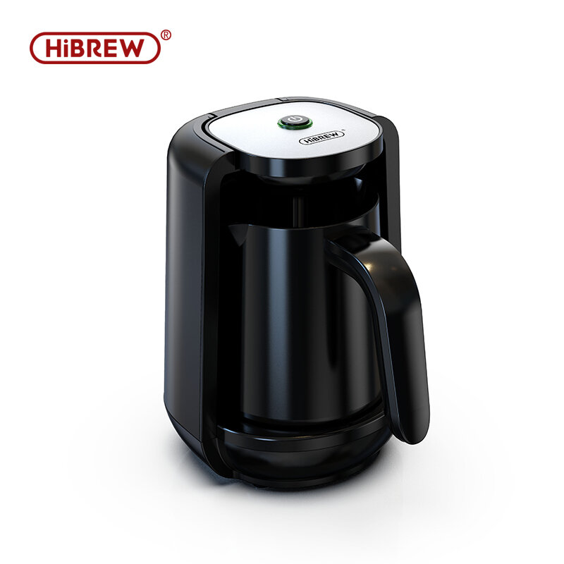 ماكينة قهوة تركية أوتوماتيكية من HiBREW ، وعاء كهربائي ، AC-، صانعة قهوة مطحونة ، H9