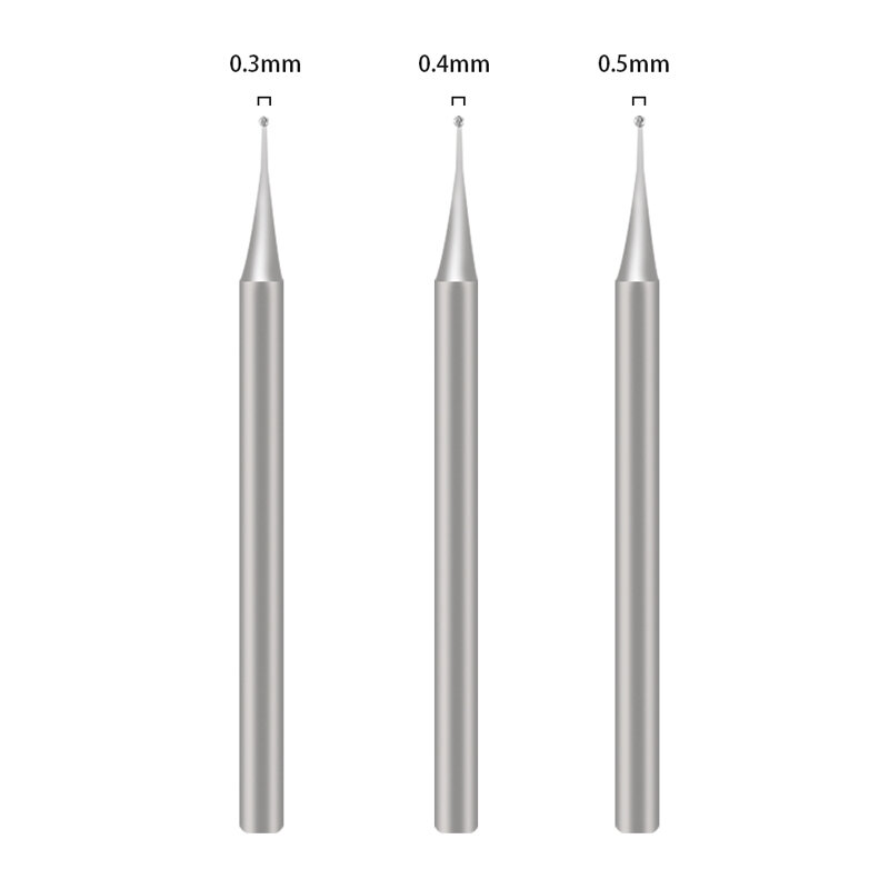 الدقة طحن القلم نصائح ل PCB اللوحة الحفر ، العالمي مثقاب ، 0.3 مللي متر ، 0.4 مللي متر ، 0.5 مللي متر ، 2.35 مللي متر ، 1 قطعة ، 3 قطعة