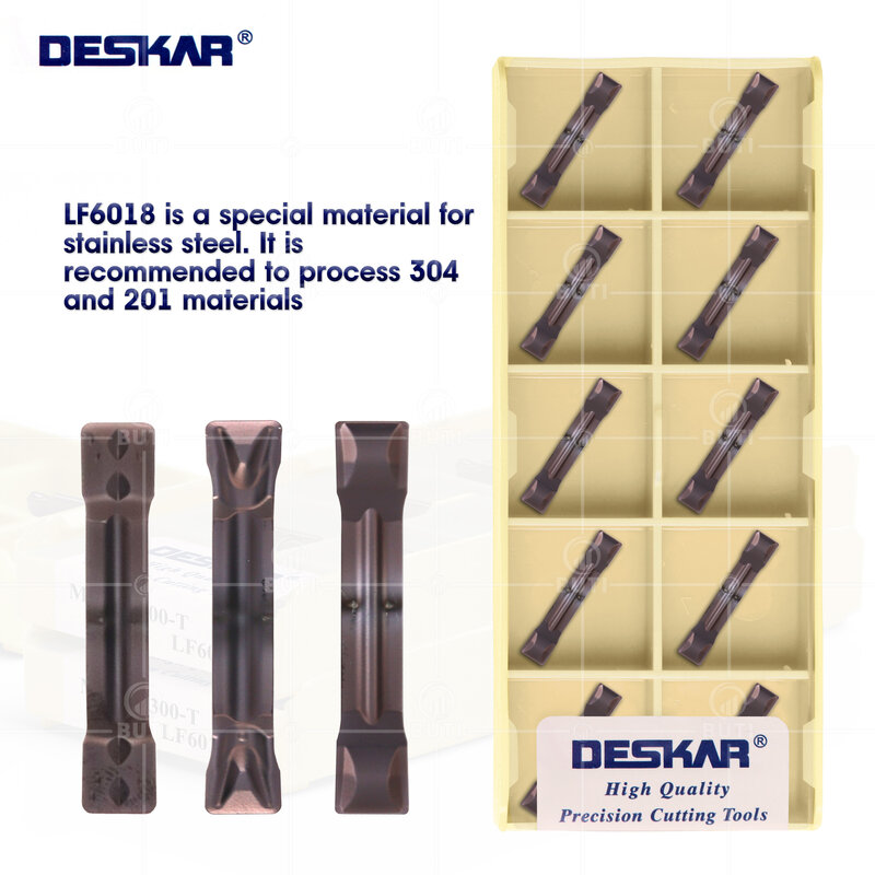 DESKAR 100% الأصلي MGMN150 200 250 300 400 500-G -M -T -H LF6018 عالية الجودة باستخدام الحاسب الآلي المخارط كربيد قطع الحز إدراج