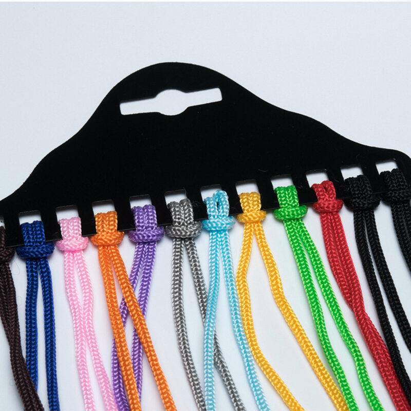 حزام الحبل الرقبة قابل للتعديل للنظارات والنظارات الشمسية ، حامل ، ساحة الحبل سلسلة ، اللون الأسود ، 12 قطعة لكل مجموعة