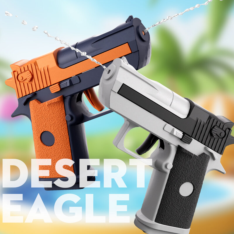 مسدس نسر صحراوي عالي الضغط غير كهربائي ، لعبة مسدس ماء صيفي ، ألعاب شاطئ بألوان عتيقة للأطفال والكبار ، مدى 10 أمتار ، جديد ،