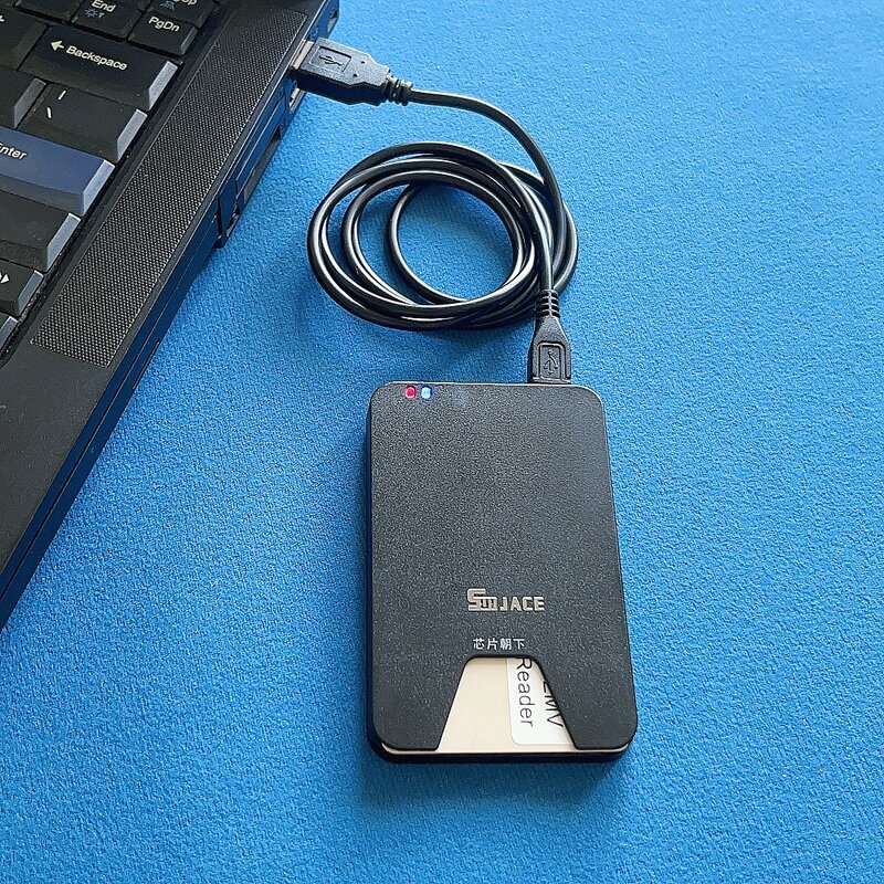 USB قارئ بطاقات ذكية لبطاقة البنك IC/ID EMV قارئ بطاقات ويندوز 8 10 USB-CCID ISO 7816 قارئ Dni الإلكترونية اسبانيا بطاقة الهوية