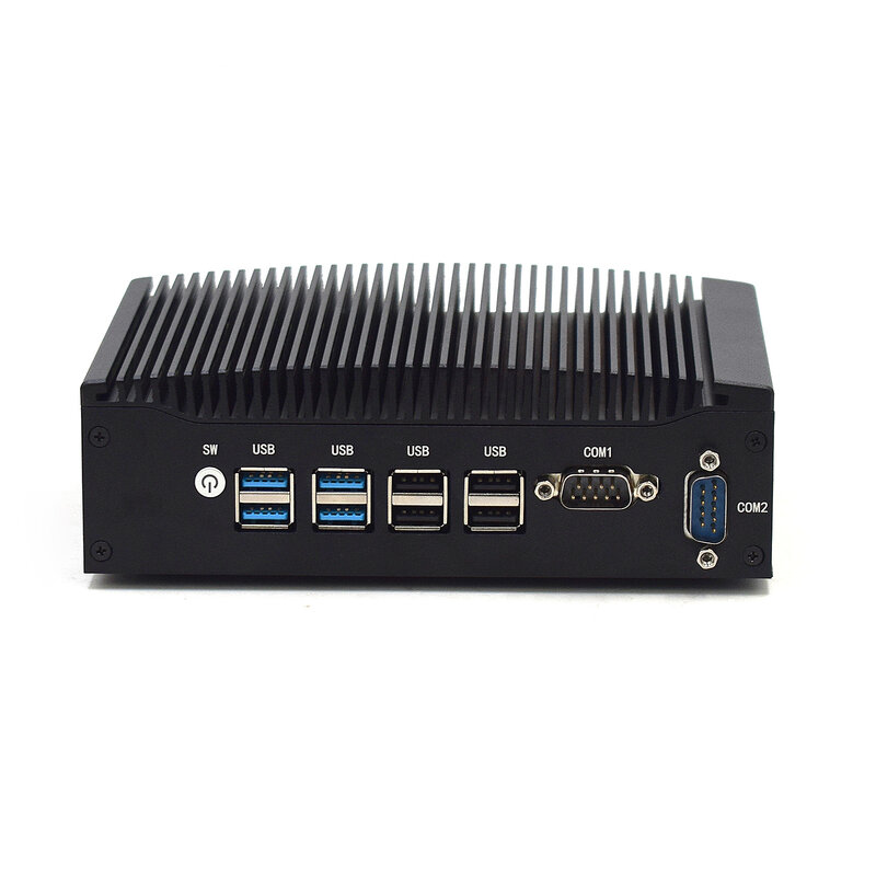 هيستو بدون مروحة كمبيوتر صغير كور I5 7300U RS485 مزدوج HDMI RS232 GbE RJ45 ريالتيك وعرة الكمبيوتر الصناعي Windows10Pro لينكس 28 واط